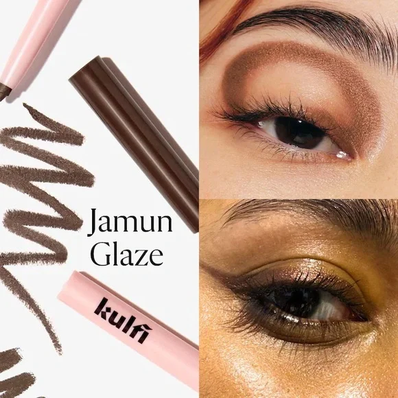 Kulfi- Underlined Kajal Waterproof Long-Wear Eyeliner in Jamun Glaze (bronze) - Picture 2 of 11